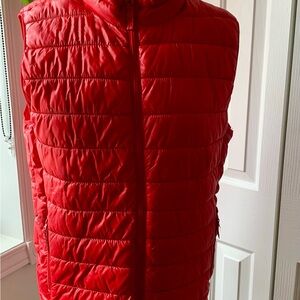 Old Navy Cherry Red Quilted Vest